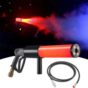 Both Lighting BO-G02 handheld CO2 gun with LED front and hose