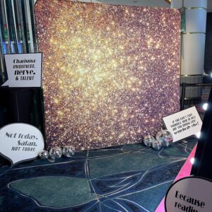 Gold Backdrop Hire Gold Coast | Osmic Productions