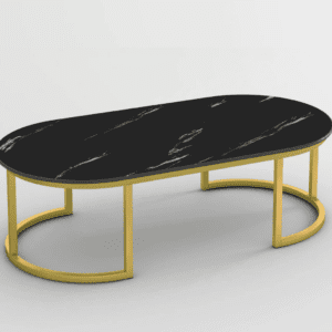 Oval Marble Coffee Table Hire | Osmic Productions