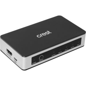 Hdmi Switch Box That Selects Between Five Input Sources and Outputs to One Display, Branded Crest