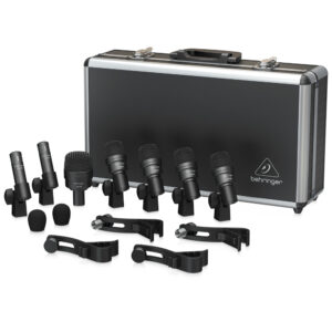 Bc12001 | Osmic Productions Behringer Multi-mic Recording Kit with Six Mics, Mounts, Windshields, and a Black Hard Case.