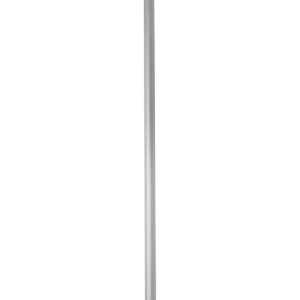 Silver telescopic draping upright pole adjustable from 1.8m to 3m