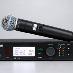 Shure Ulxd Beta58 Complete Wireless System | Osmic Productions Complete Shure Ulx-d Beta58 Handheld Wireless Microphone and Matching Ulxd4 Receiver